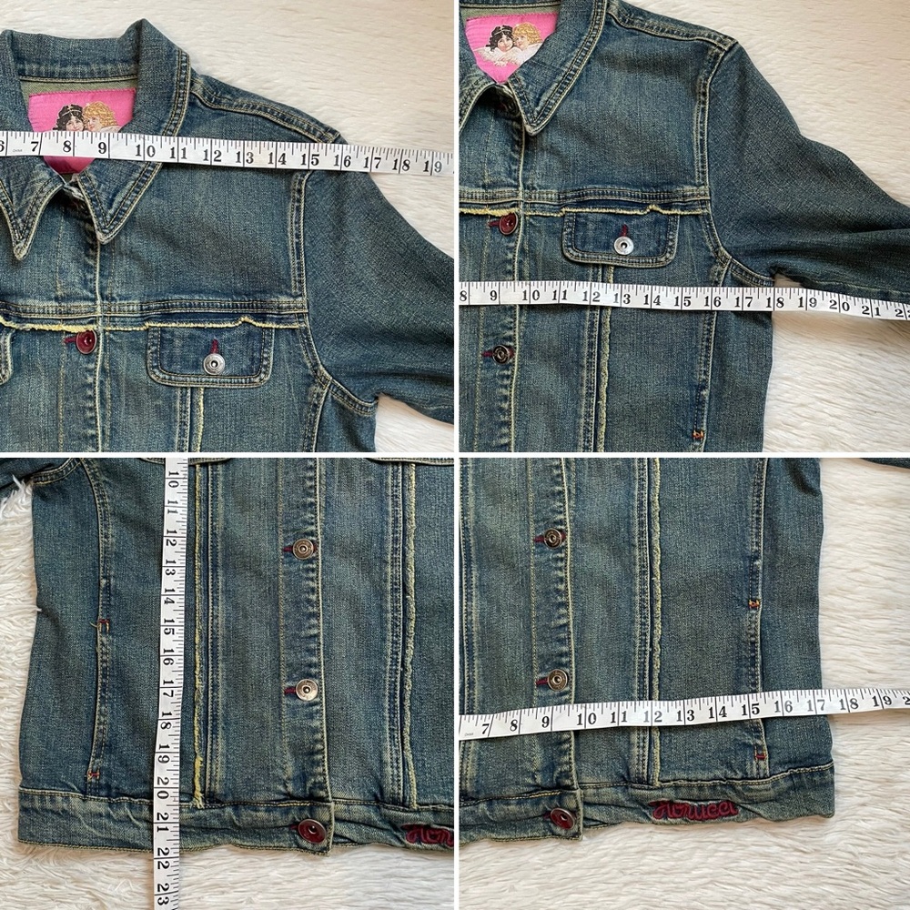 Vintage y2k Fiorucci floral denim jacket - Picture 12 of 17